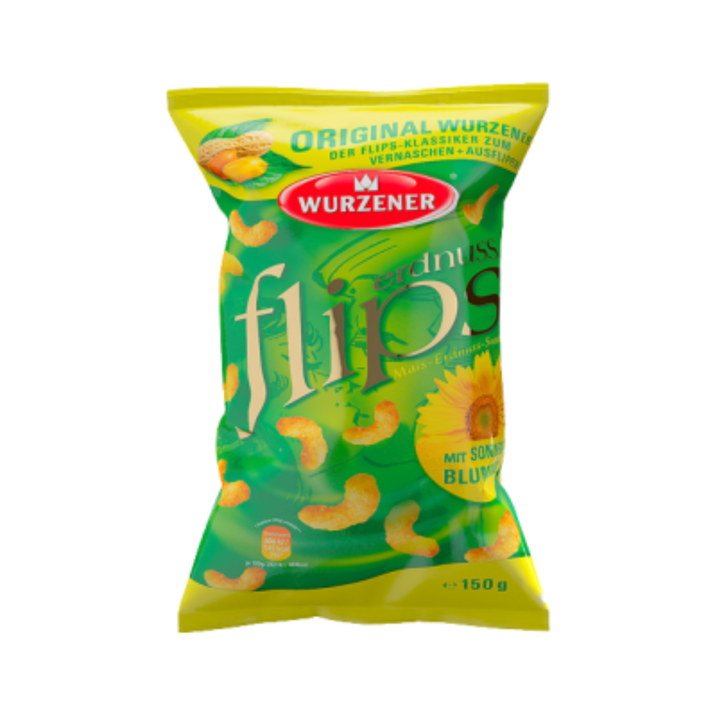 Wurzener Erdnussflips 150g