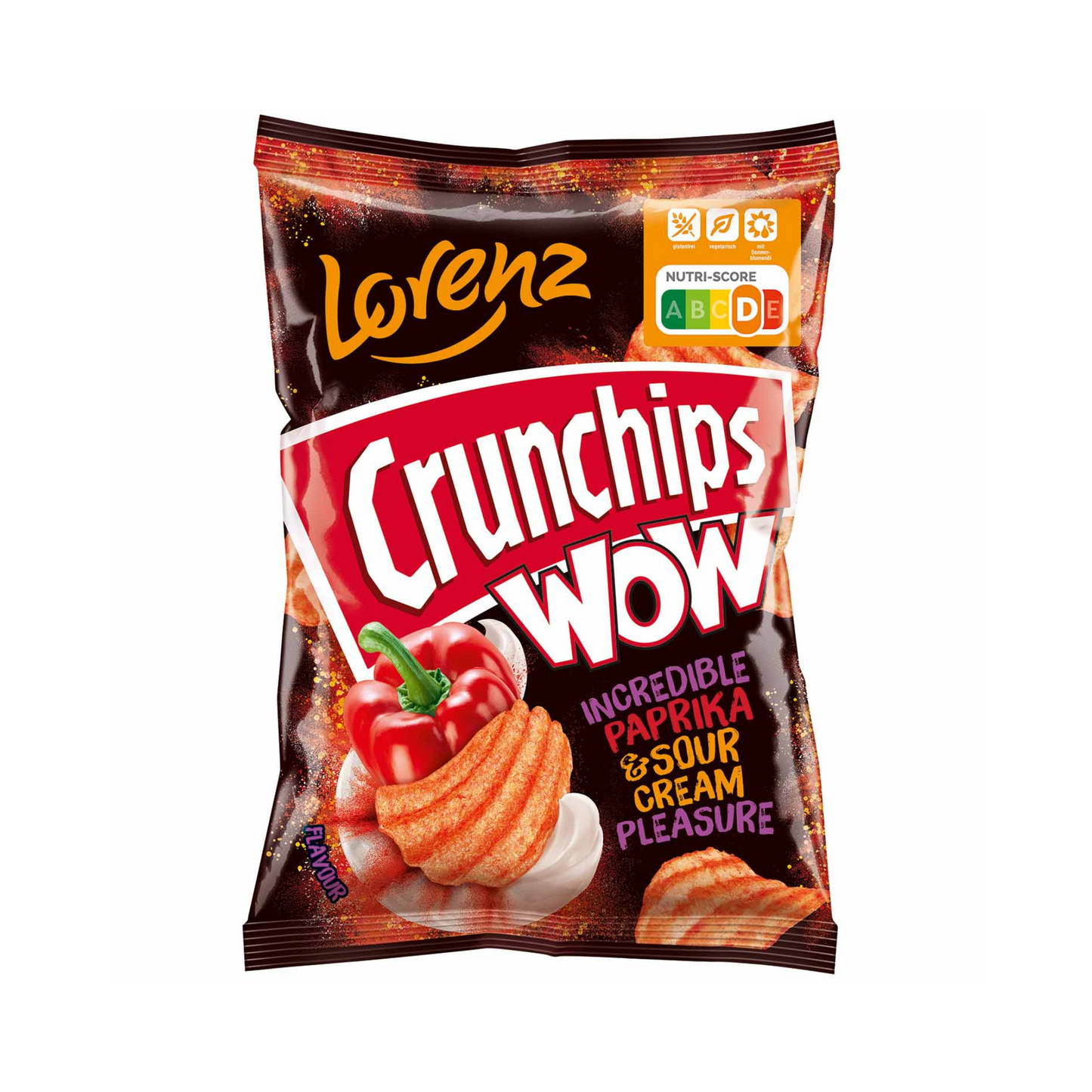 Crunchips Wow Paprika&Sour Cream 110g