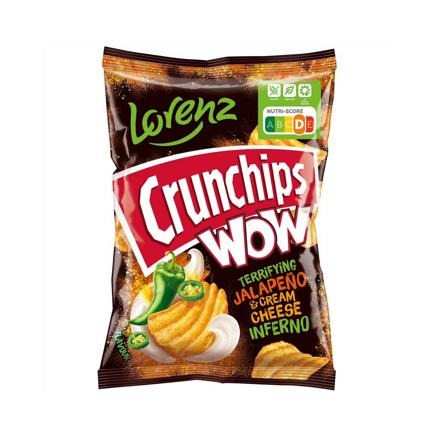 Crunchips Wow Jalapeno&Cream Cheese 110g