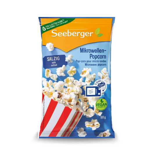 Seeberger Mikrowellen-Popcorn salzig 90g