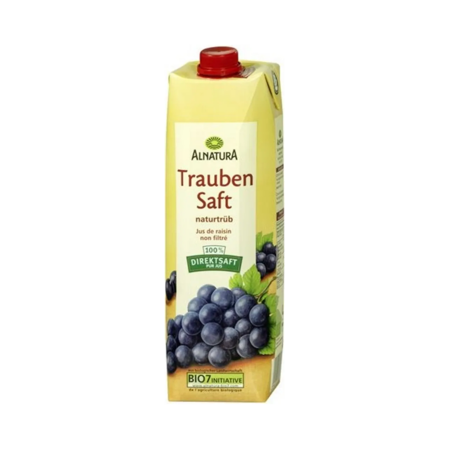 Bio Alnatura Traubensaft naturtrüb Naturland 1l