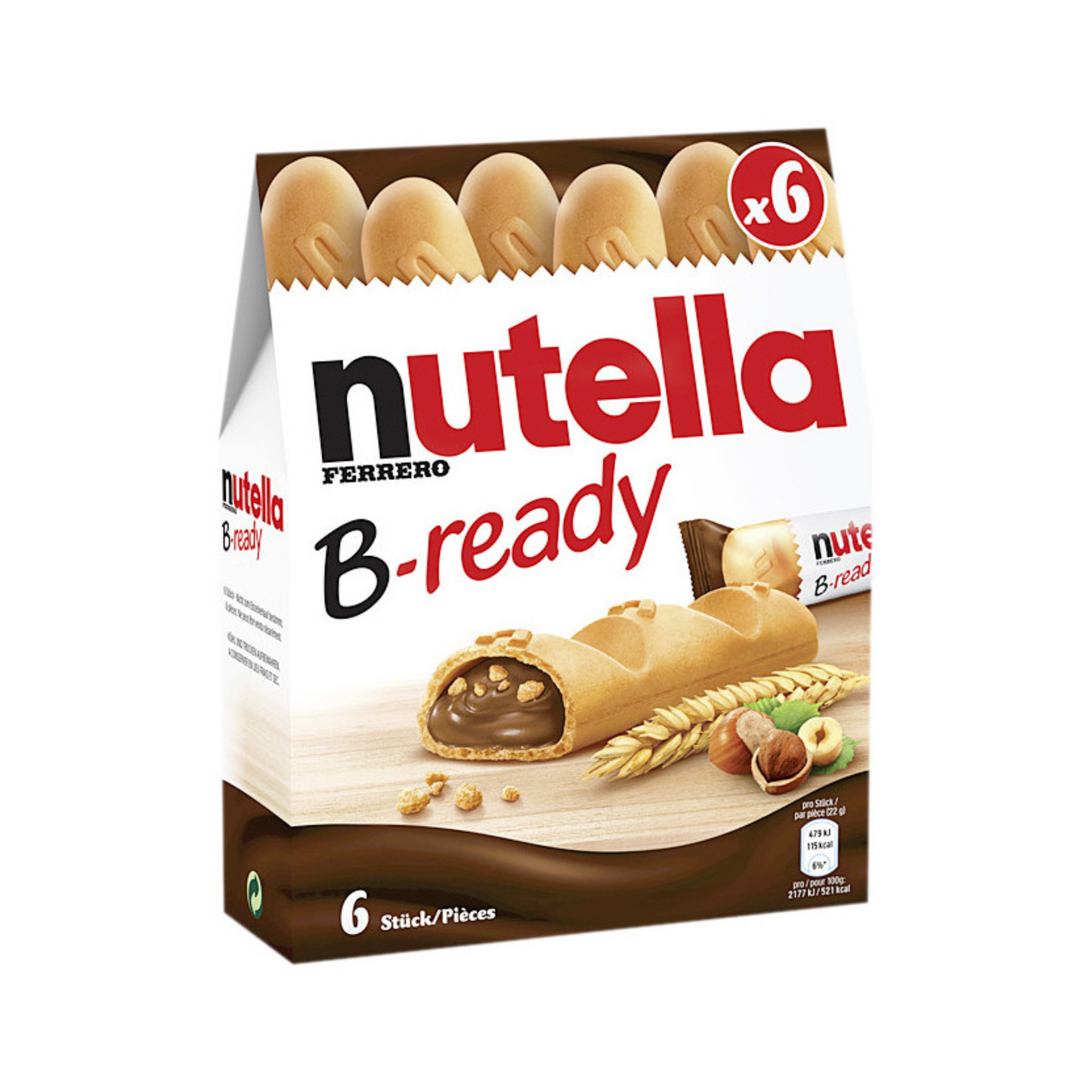 Nutella B-Ready 6ST 132g