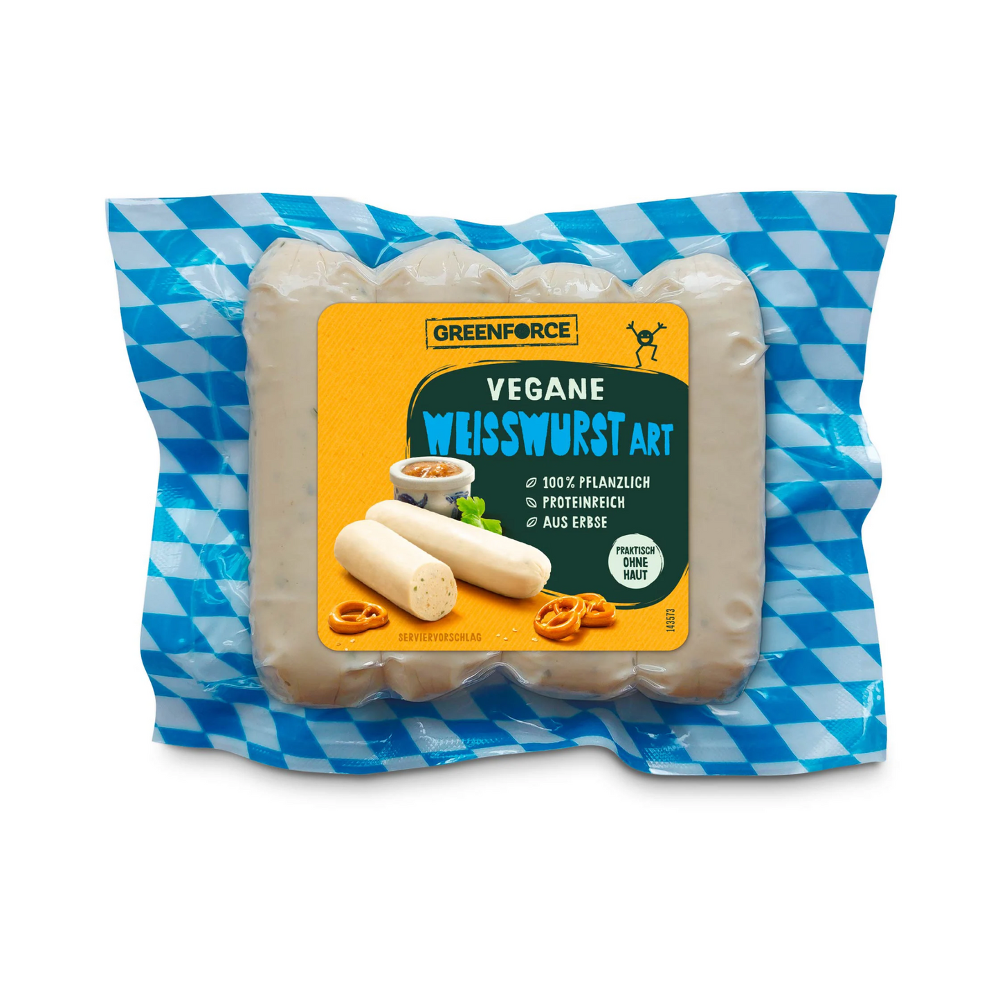 Greenforce Frische Weißwurst vegan 4x50g