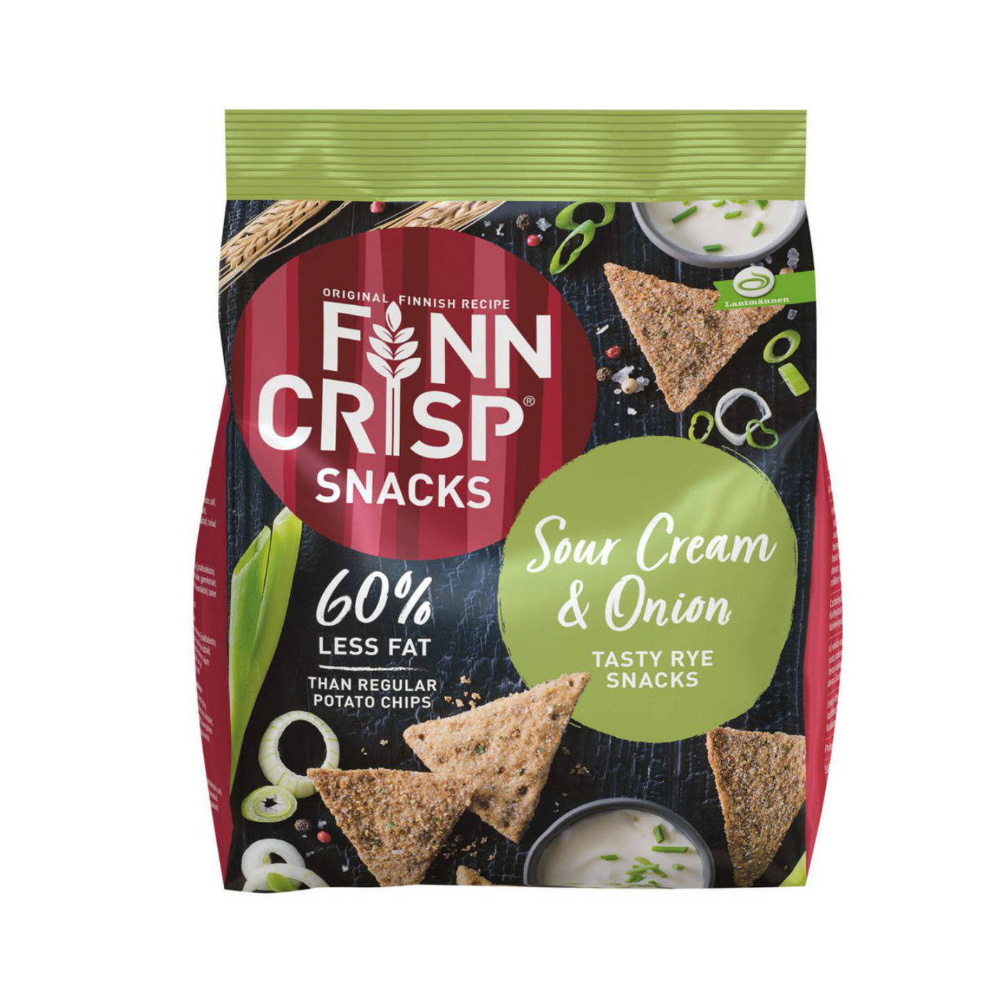 Finn Crisp Snacks Sour Cream&Onion 150g