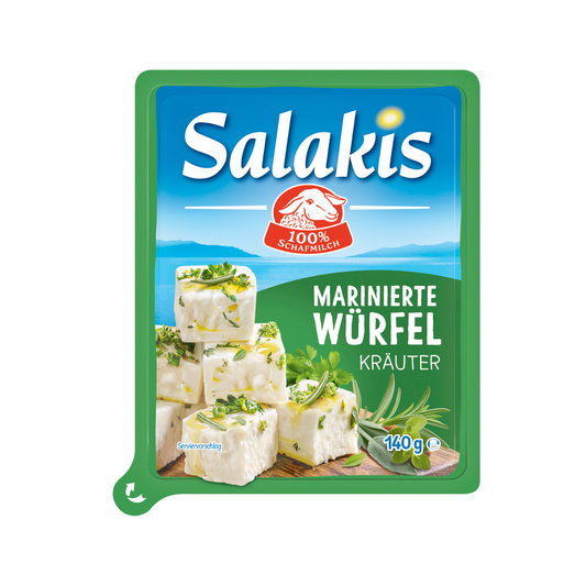 Salakis Würfel Kräuter 48% Vollfettstufe 140g