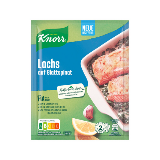 Knorr Fix Lachs auf Blattspinat 28g