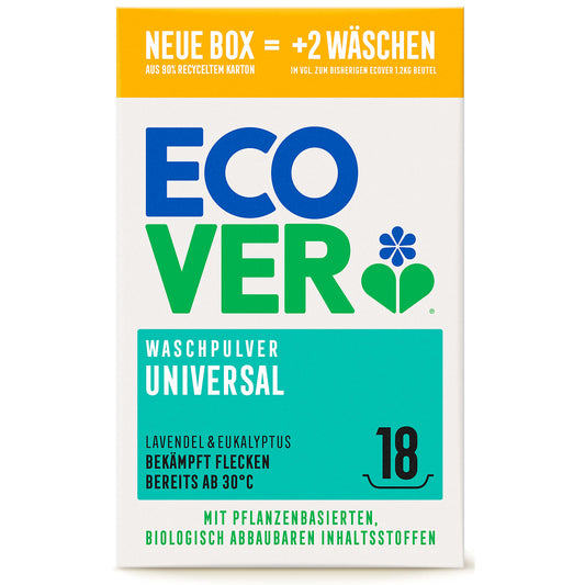 Ecover Universal Waschpulver Konzentrat 18WL 1,35kg