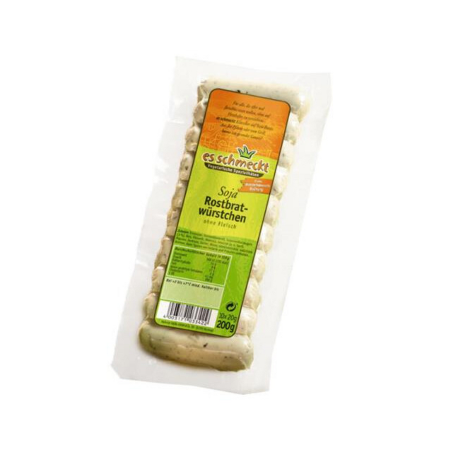 Es schmeckt Soja Rostbratwurst 200g