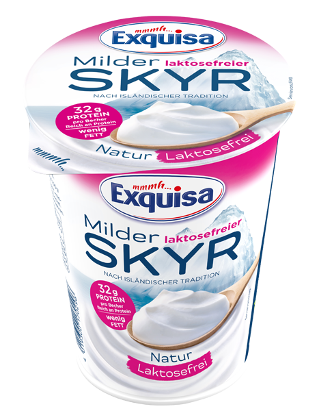 Exquisa Milder Skyr Natur Laktosefrei 375g