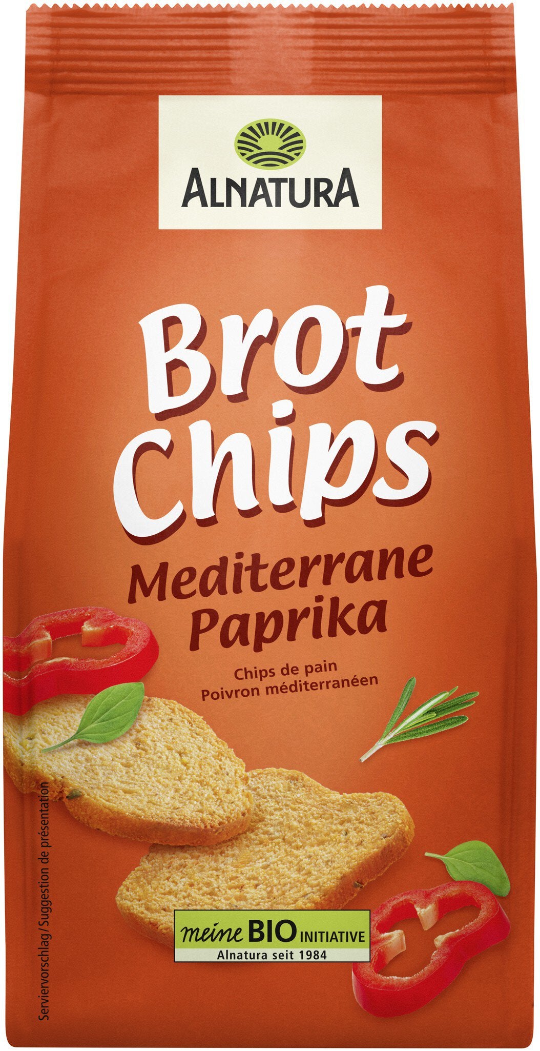 Bio Alnatura Brotchips mediterrane Paprika 100g