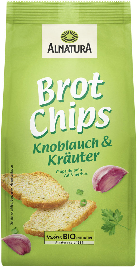 Bio Alnatura Brotchips Knoblauch&Kräuter 100g