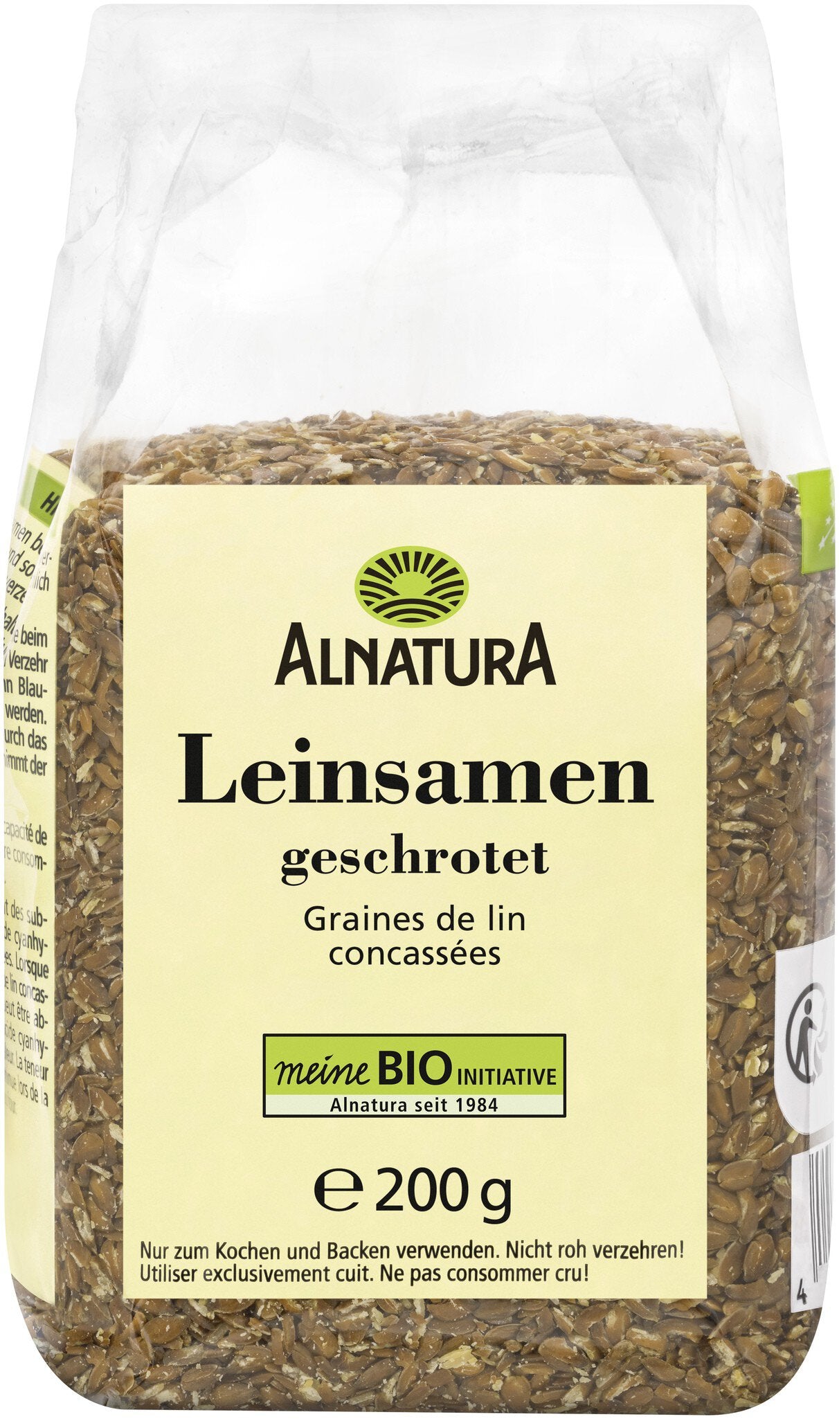 Bio Alnatura Leinsamen geschrotet 200g