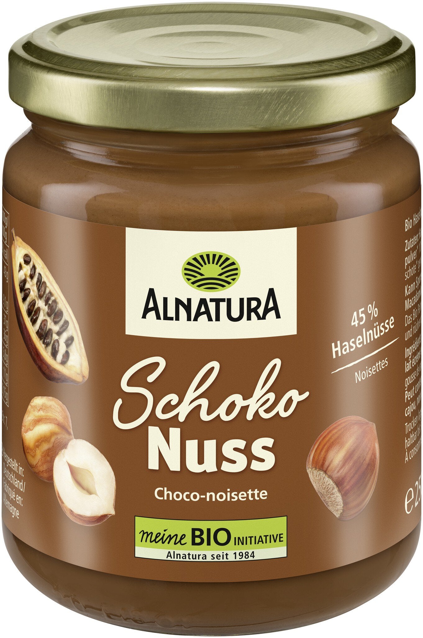 Bio Alnatura Schoko-Nusscreme 250g