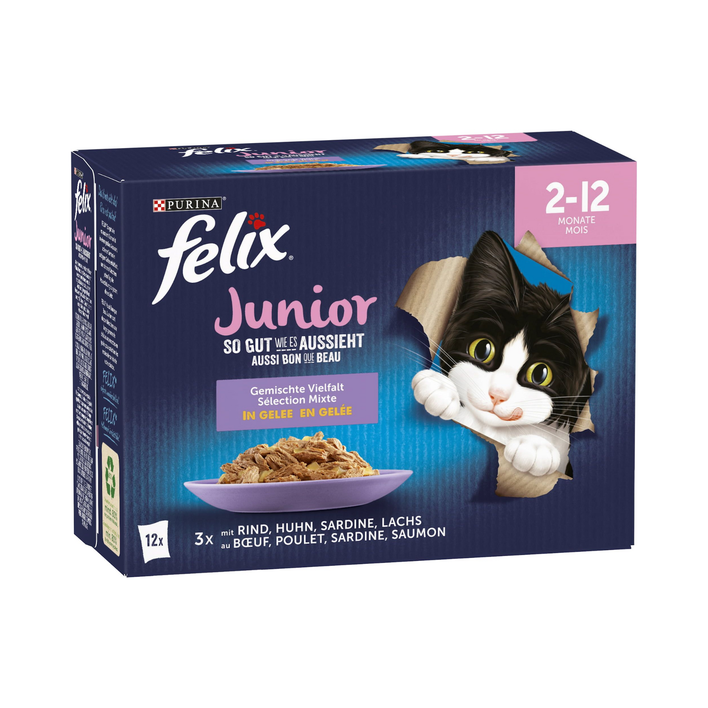 Felix Junior so gut wie es aussieht Gemischte Vielfalt 12x85g