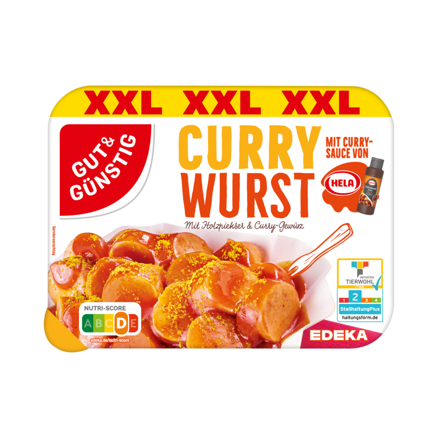 GUT&GÜNSTIG Currywurst 403g QS ITW