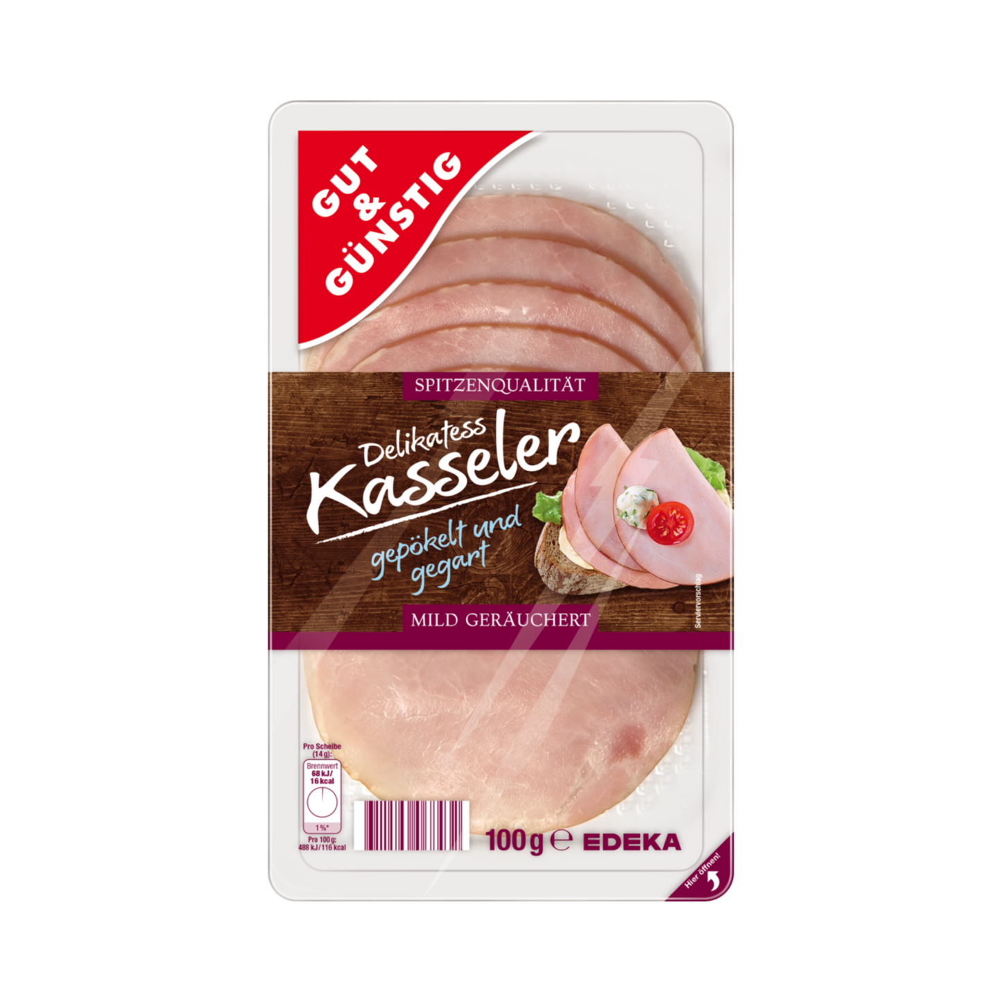 GUT&GÜNSTIG Kasseler 100g QS ITW