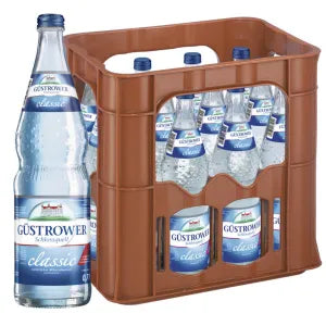 Güstrower Schlossquell Mineralwasser classic Glasflasche 12 x 0,7l