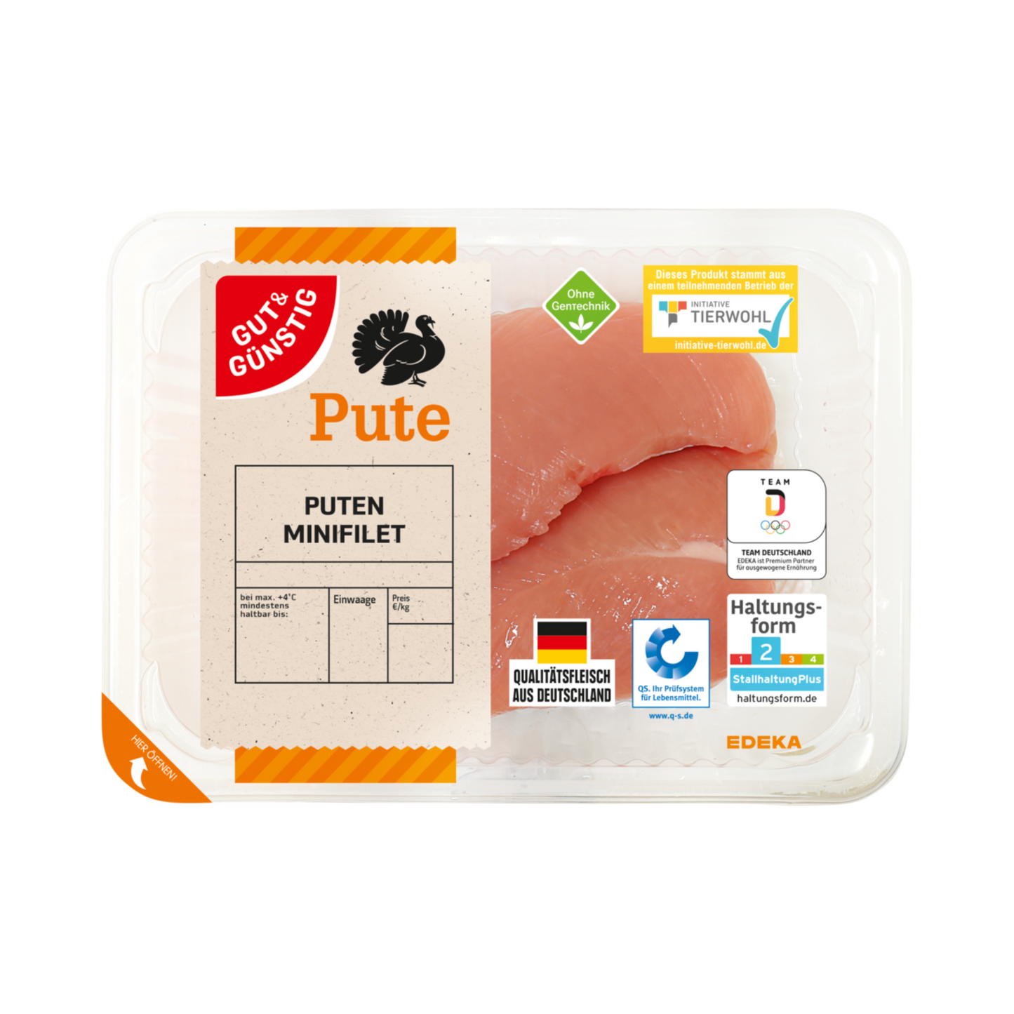 Gut&Günstig Puten Minifilet 400g