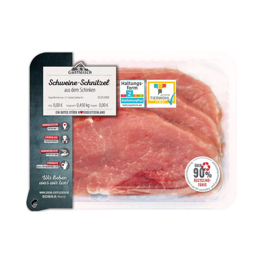 Gutfleisch Schweineschnitzel 450g QS