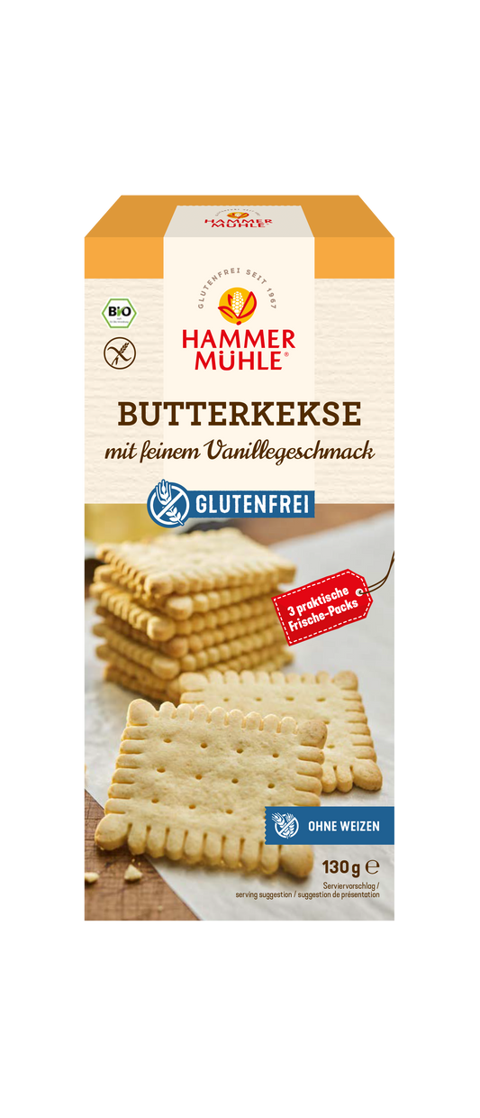 Bio Hammermühle Butterkekse 130g