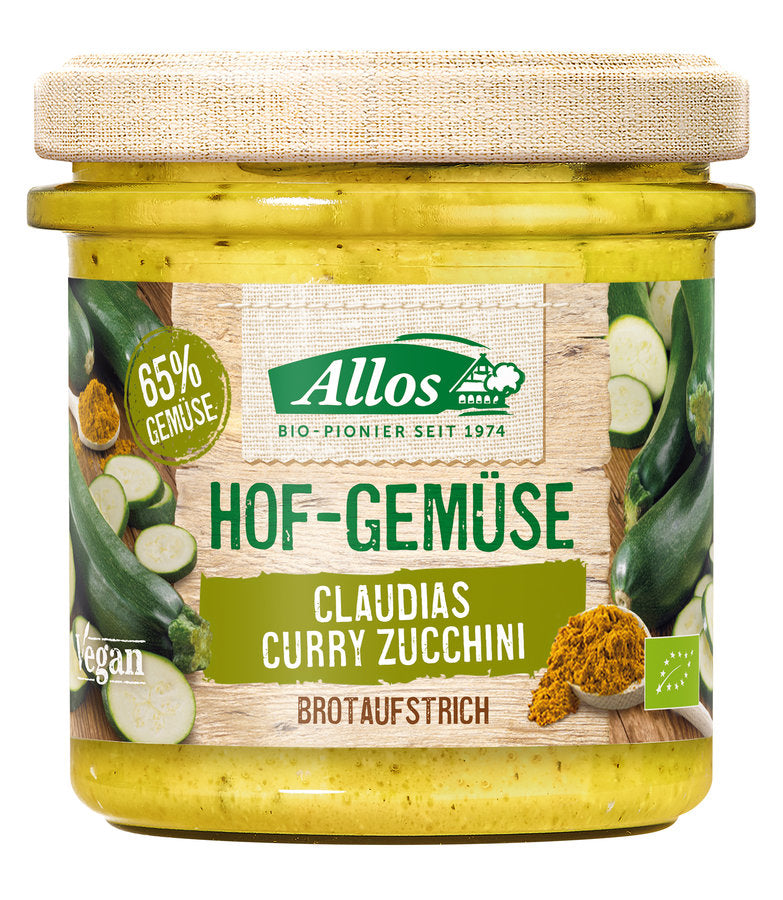 Bio Allos Hof-Gemüse Claudias Curry Zucchini 135g