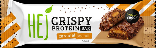 Hej Crispy Protein Bar Caramel Peanut 45g