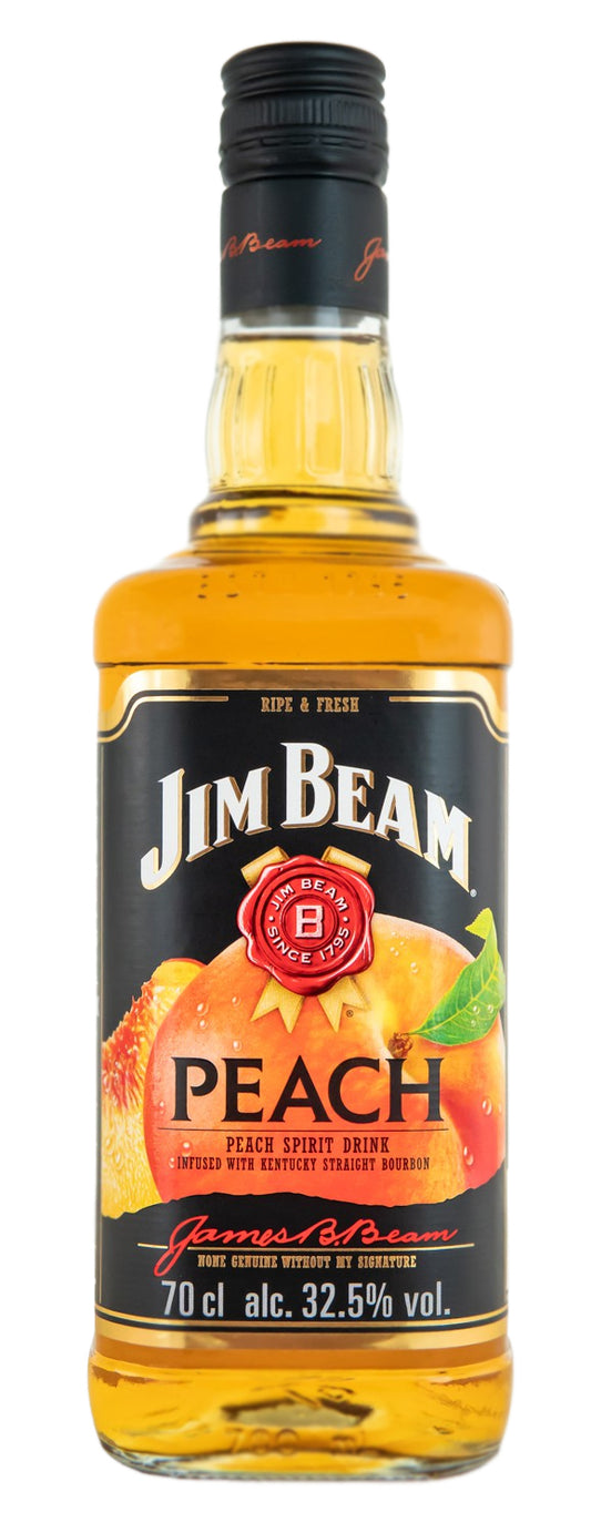 Jim Beam Peach Likör mit Kentucky Straight Bourbon Whiskey 32,5% 0,7l