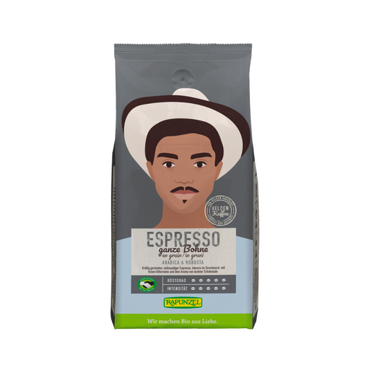 Bio Rapunzel Heldenkaffee Espresso ganze Bohne 1kg