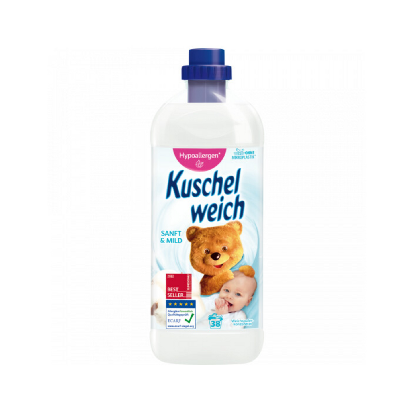 Kuschelweich Weichspüler Sanft&Mild 38WL 1l