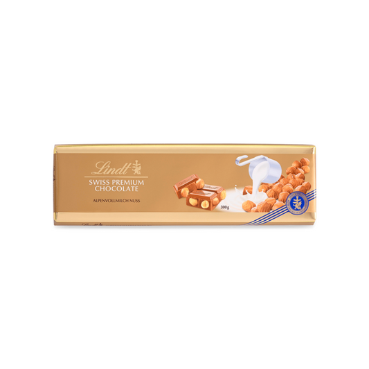 Lindt Vollmilch-Nuss Tafel 300g