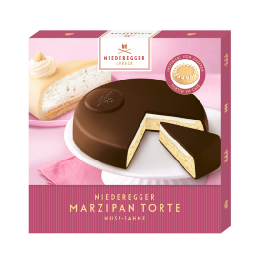 Niederegger Marzipan-Torte Nuss-Sahne in Zartbitter-Schokolade 185g