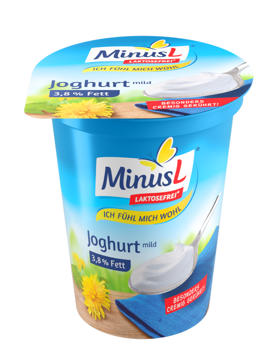 MinusL Joghurt Natur 3,8% 400g