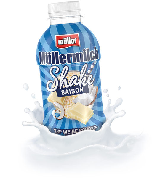 Müllermilch Saison Shake Weiße Schokolade Kokos 400ml DPG