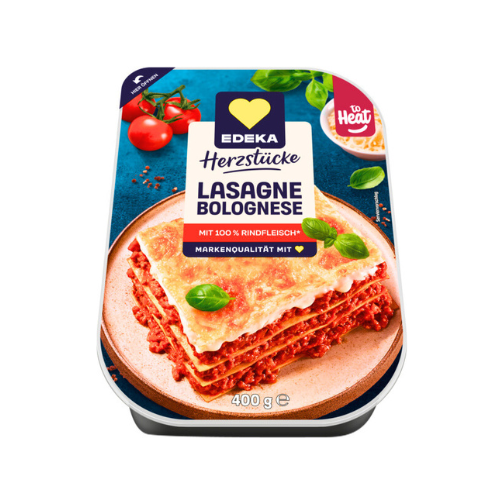 EDEKA Herzstücke Lasagne Bolognese Rind 400g