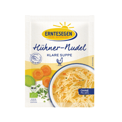 Bio Erntesegen Hühner-Nudel klare Suppe für 0,5l 37g