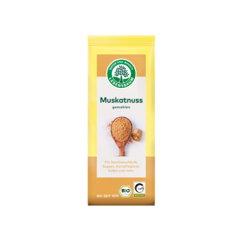 Bio Lebensbaum Muskatnuss gemahlen 40g