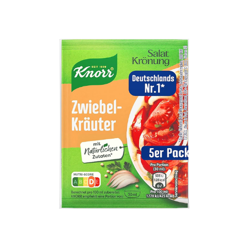 Knorr Salatkrönung trocken Zwiebel Kräuter für 450ml 40g