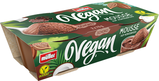 Müller Vegan Mousse Schoko 140g