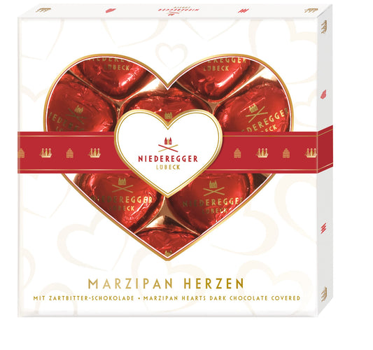 Niederegger Marzipan Herzen 10Stück 125g