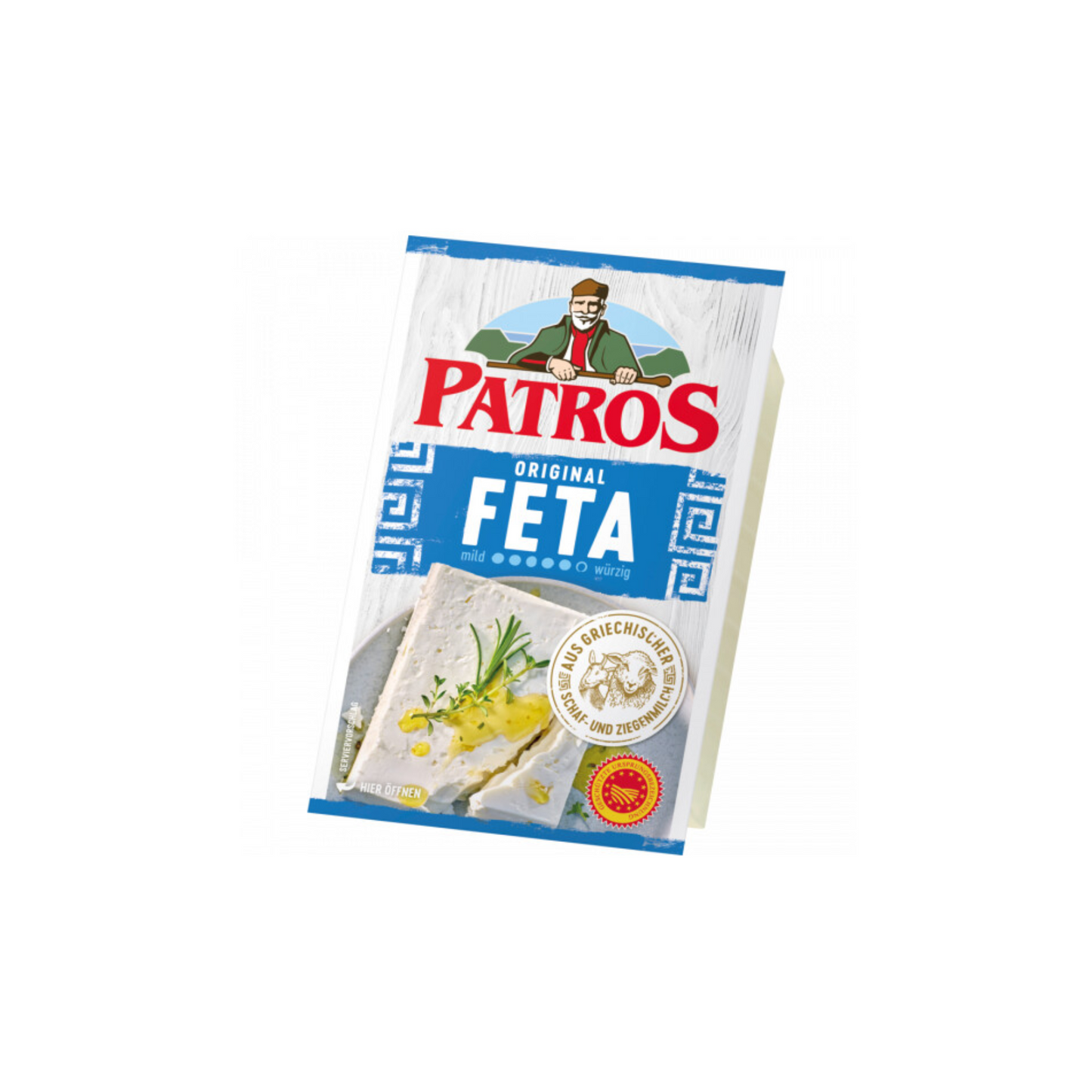 Patros Schafmilchfeta 45% Vollfettstufe (Feta) 150g