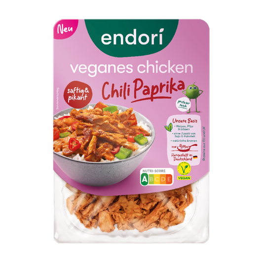 Endori veganes Chicken Chili-Paprika 160g