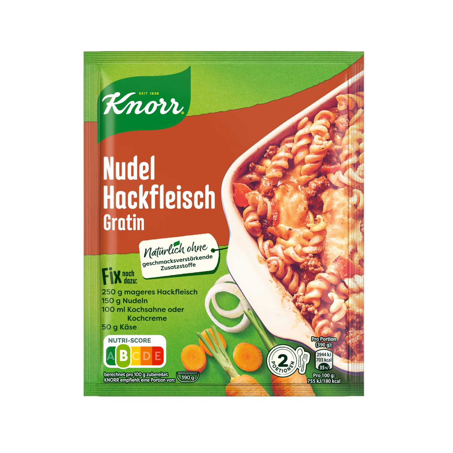 Knorr Fix Nudel Hackfleisch Gratin 36g