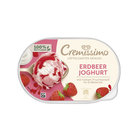 Langnese Cremissimo Erdbeer Joghurt Eis 825ml