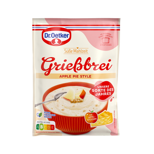 Dr.Oetker Grießbrei Sorte des Jahres Apple Pie Style 96g