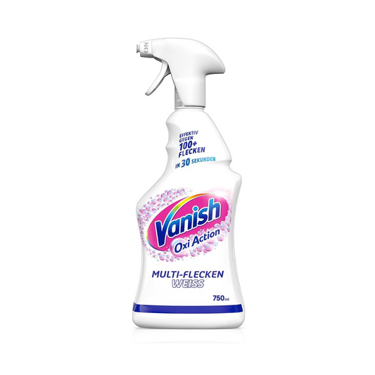 Vanish Fleckentferner Multi-Flecken-Vorwaschspray für weiße Wäsche 750ml