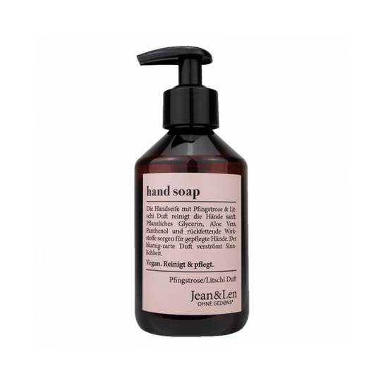 Jean&Len Philosophie Handsoap Pfingstrose/Litschi 250ml