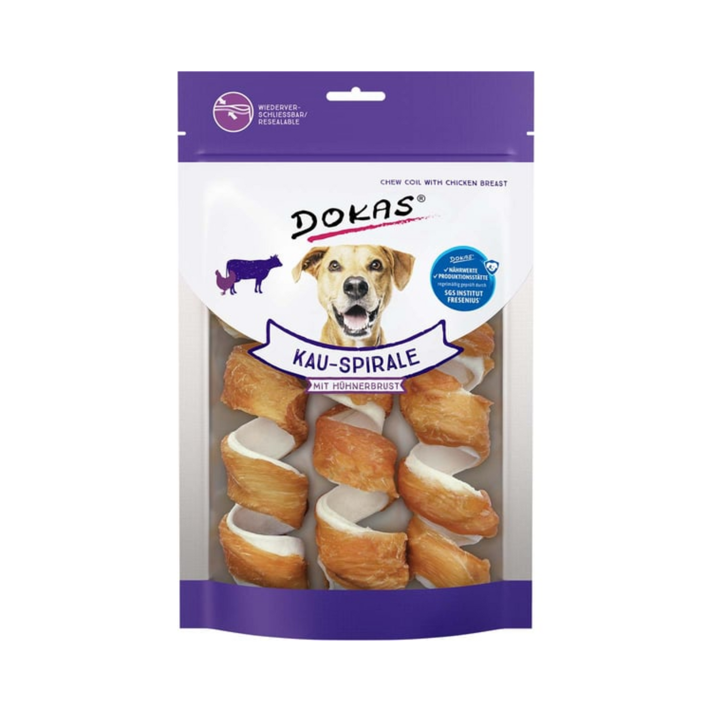 Dokas Kau-Spirale mit Hühnerbrust 3ST 110g