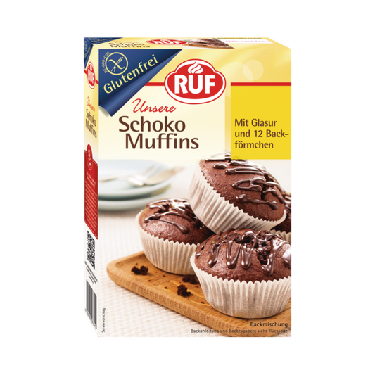 RUF Schoko Muffins mit Glasur glutenfrei 350g