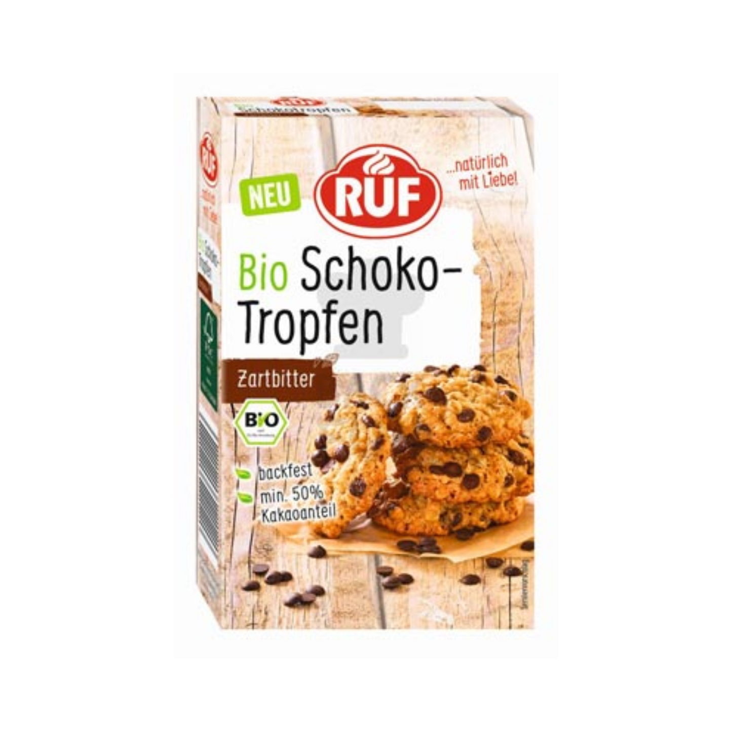 Bio RUF Schoko Tropfen Zartbitter 100g
