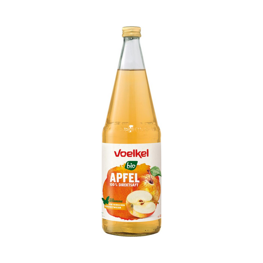 Bio Voelkel Apfelsaft klar 1l MW